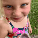 Pictures from the July 18 Garden Club event at New Roots. 4H director from the Northampton Extension Office, Erin Morgan, prepared smoothies and parfaits using fruits and vegetables from the garden.