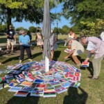 Newly erected Peace Poke in the Cape Charles Central Park.