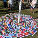 Newly erected Peace Poke in the Cape Charles Central Park.